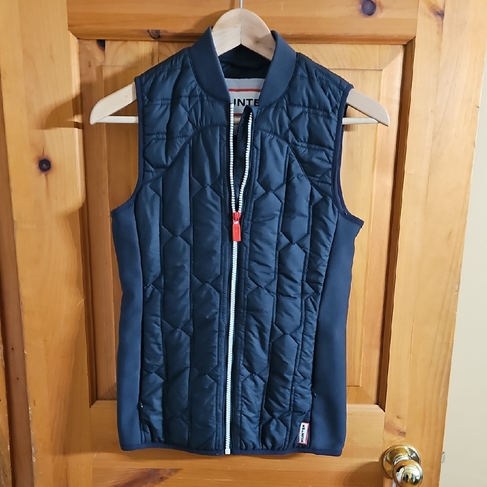 Hunter Black Jacket with Red Details